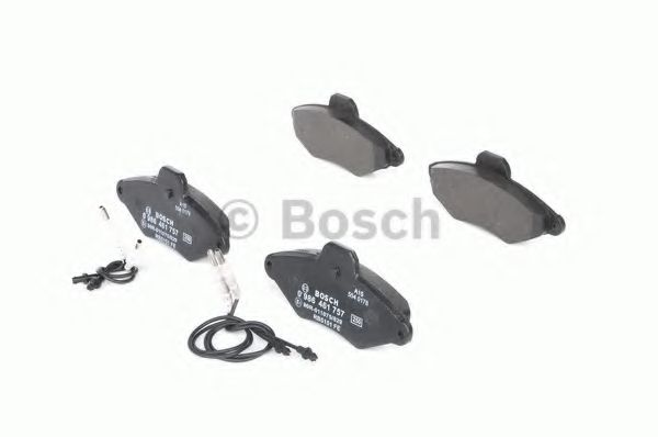 BOSCH - 0 986 461 757 - Комплект тормозных колодок, дисковый тормоз (Тормозная система)