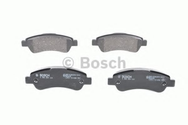 BOSCH - 0 986 494 110 - Комплект тормозных колодок, дисковый тормоз (Тормозная система)