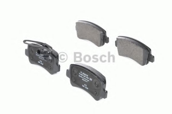 BOSCH - 0 986 494 500 - Комплект тормозных колодок, дисковый тормоз (Тормозная система)