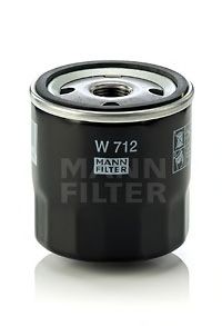 MANN-FILTER - W 712 - Масляный фильтр (Смазывание)