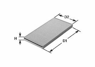 CLEAN FILTERS - NC2200 - Фильтр, воздух во внутренном пространстве (Отопление / вентиляция)