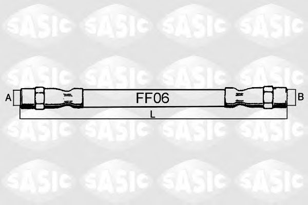 SASIC - SBH6282 - Тормозной шланг