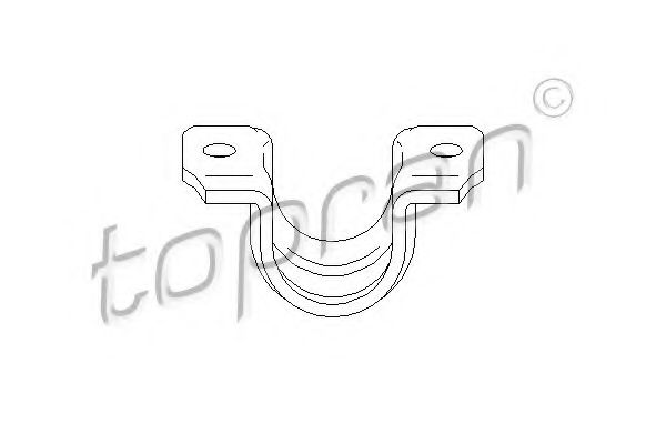 TOPRAN - 113 412 - Кронштейн, подвеска стабилизато (Подвеска колеса)
