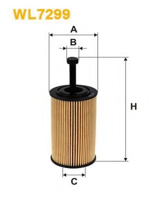 WIX FILTERS - WL7299 - Масляный фильтр (Смазывание)