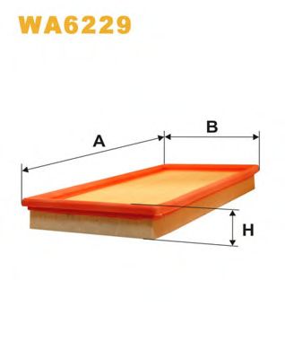 WIX FILTERS - WA6229 - Воздушный фильтр (Система подачи воздуха)