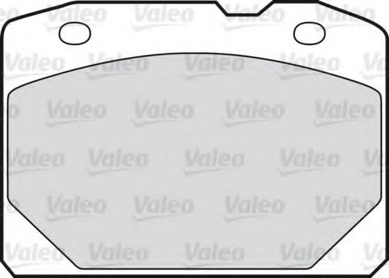 VALEO - 551441 - Комплект тормозных колодок, дисковый тормоз (Тормозная система)