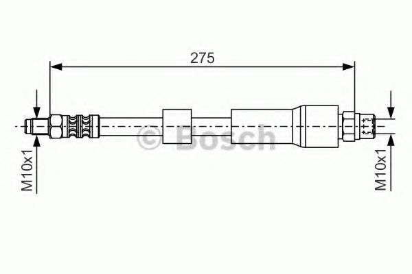 BOSCH - 1 987 476 174 - Тормозной шланг (Тормозная система)