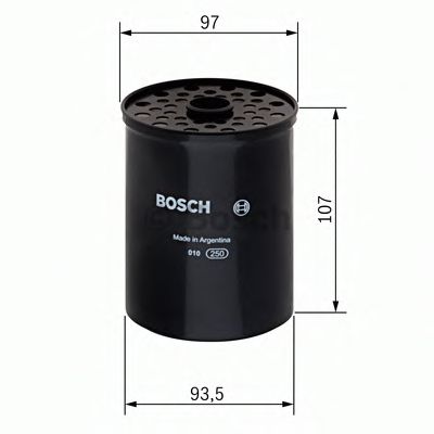 BOSCH - 1 457 434 448 - Топливный фильтр (Система подачи топлива)