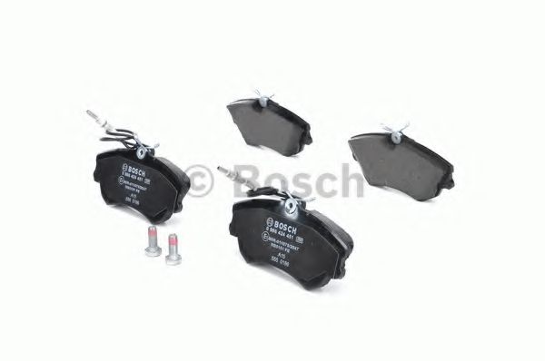 BOSCH - 0 986 424 451 - Комплект тормозных колодок, дисковый тормоз (Тормозная система)