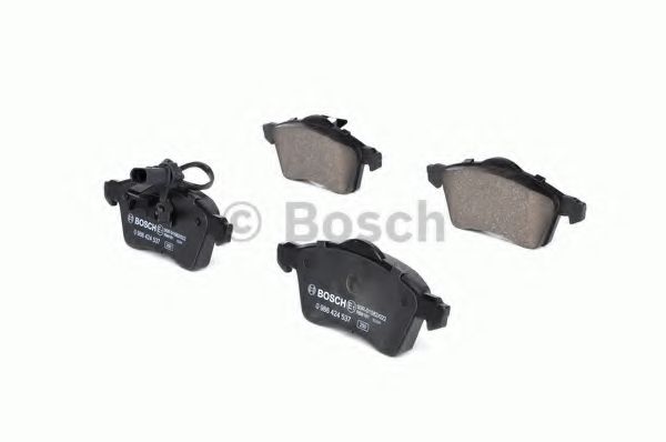 BOSCH - 0 986 424 537 - Комплект тормозных колодок, дисковый тормоз (Тормозная система)