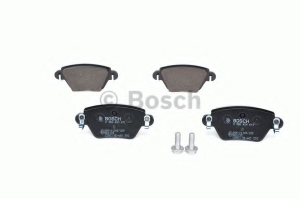 BOSCH - 0 986 424 671 - Комплект тормозных колодок, дисковый тормоз (Тормозная система)