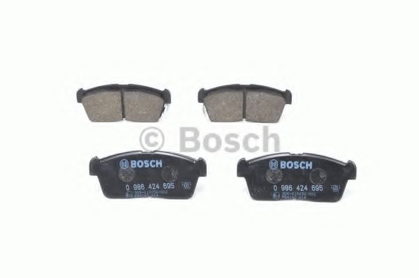 BOSCH - 0 986 424 695 - Комплект тормозных колодок, дисковый тормоз (Тормозная система)