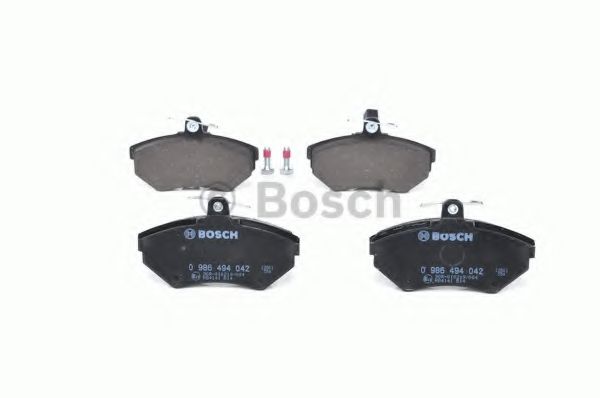 BOSCH - 0 986 494 042 - Комплект тормозных колодок, дисковый тормоз (Тормозная система)