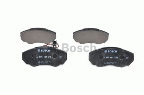 BOSCH - 0 986 494 048 - Комплект тормозных колодок, дисковый тормоз (Тормозная система)