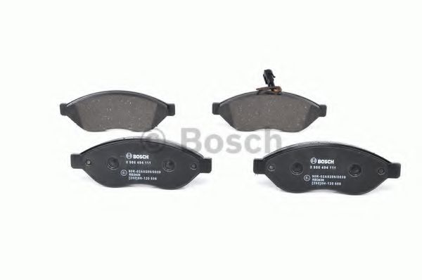 BOSCH - 0 986 494 111 - Комплект тормозных колодок, дисковый тормоз (Тормозная система)