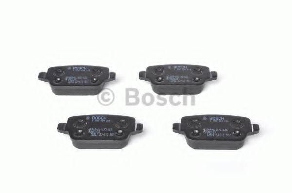 BOSCH - 0 986 494 214 - Комплект тормозных колодок, дисковый тормоз (Тормозная система)