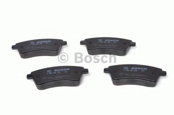 BOSCH - 0 986 494 332 - Комплект тормозных колодок, дисковый тормоз (Тормозная система)