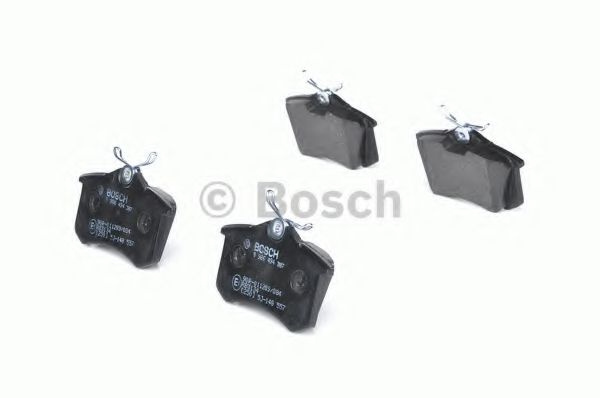 BOSCH - 0 986 494 387 - Комплект тормозных колодок, дисковый тормоз (Тормозная система)