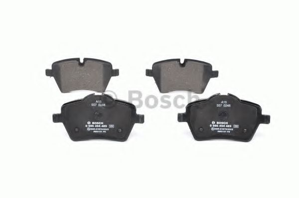 BOSCH - 0 986 494 489 - Комплект тормозных колодок, дисковый тормоз (Тормозная система)