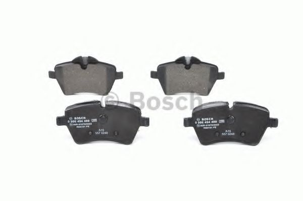 BOSCH - 0 986 494 489 - Комплект тормозных колодок, дисковый тормоз (Тормозная система)