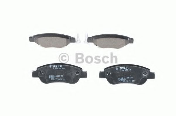 BOSCH - 0 986 494 065 - Комплект тормозных колодок, дисковый тормоз (Тормозная система)