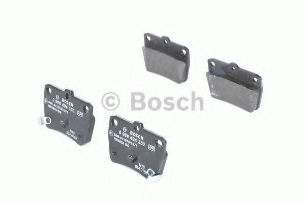 BOSCH - 0 986 494 350 - Комплект тормозных колодок, дисковый тормоз (Тормозная система)