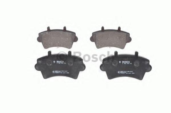 BOSCH - 0 986 494 031 - Комплект тормозных колодок, дисковый тормоз (Тормозная система)