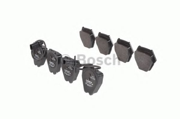 BOSCH - 0 986 424 690 - Комплект тормозных колодок, дисковый тормоз (Тормозная система)