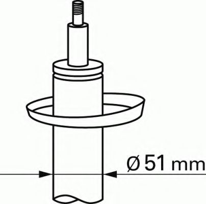 SACHS - 313 681 - Амортизатор (Подвеска / амортизация)