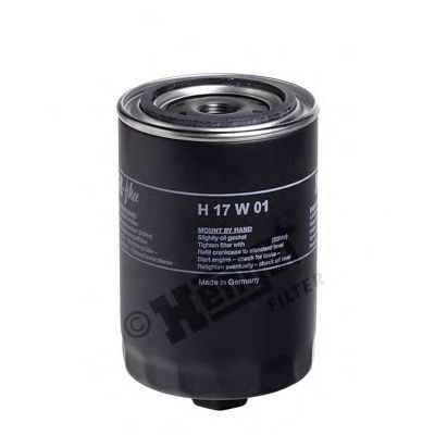 HENGST FILTER - H17W01 - Масляный фильтр (Смазывание)