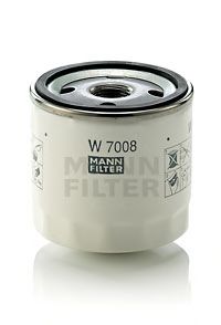 MANN-FILTER - W 7008 - Масляный фильтр (Смазывание)