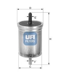 UFI - 31.513.00 - Топливный фильтр (Система подачи топлива)