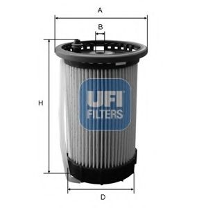 UFI - 26.032.00 - Топливный фильтр (Система подачи топлива)