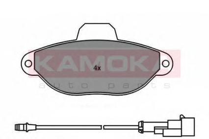 KAMOKA - JQ1011850 - Комплект тормозных колодок, дисковый тормоз (Тормозная система)