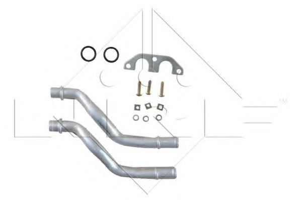 NRF - 58150 - Теплообменник, отопление салона (Отопление / вентиляция)
