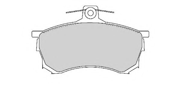 NECTO - FD6798N - Комплект тормозных колодок, дисковый тормоз (Тормозная система)