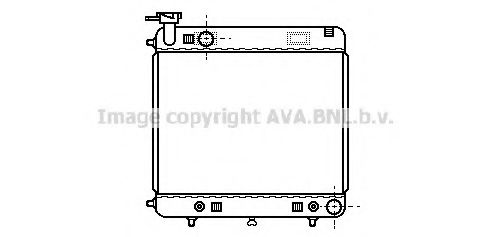 AVA QUALITY COOLING - MS2122 - Радиатор, охлаждение двигателя (Охлаждение)