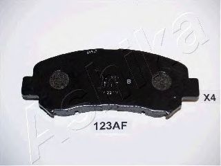 ASHIKA - 50-01-123 - Комплект тормозных колодок, дисковый тормоз (Тормозная система)