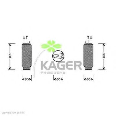 KAGER - 94-5358 - Осушитель, кондиционер