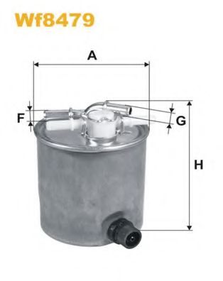 WIX FILTERS - WF8479 - Топливный фильтр (Система подачи топлива)