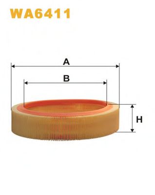 WIX FILTERS - WA6411 - Воздушный фильтр (Система подачи воздуха)