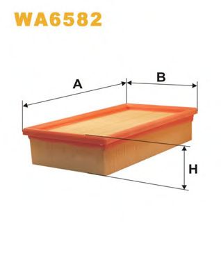 WIX FILTERS - WA6582 - Воздушный фильтр (Система подачи воздуха)