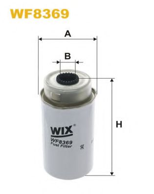 WIX FILTERS - WF8369 - Топливный фильтр (Система подачи топлива)