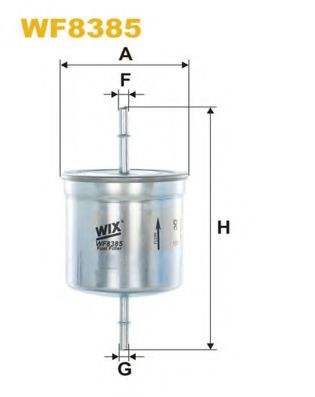 WIX FILTERS - WF8385 - Топливный фильтр (Система подачи топлива)