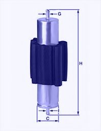 UNICO FILTER - FI 6210 - Топливный фильтр