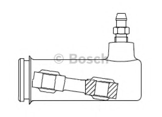 BOSCH - 0 986 486 598 - Рабочий цилиндр, система сцепления (Система сцепления)