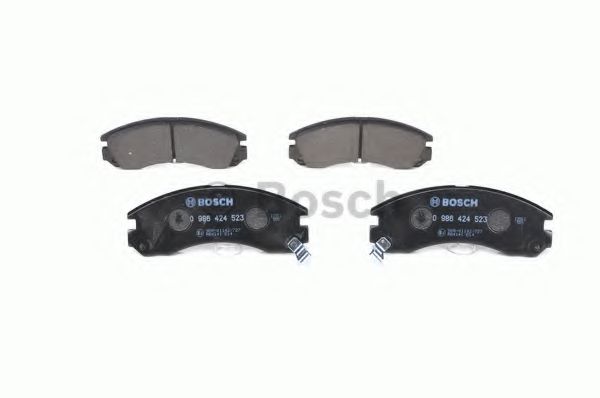 BOSCH - 0 986 424 523 - Комплект тормозных колодок, дисковый тормоз (Тормозная система)