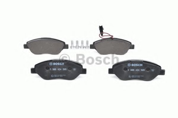 BOSCH - 0 986 424 595 - Комплект тормозных колодок, дисковый тормоз (Тормозная система)