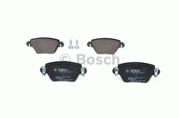 BOSCH - 0 986 424 671 - Комплект тормозных колодок, дисковый тормоз (Тормозная система)