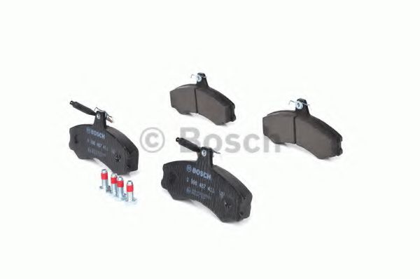 BOSCH - 0 986 467 411 - Комплект тормозных колодок, дисковый тормоз (Тормозная система)